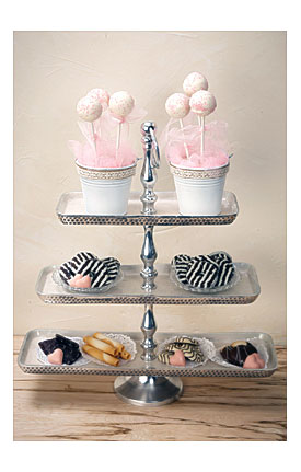 Tier Metal Fruit Stand 19.5in