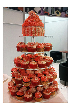 Cupcake Fortress for Food Ingredient Distributor, Caldic