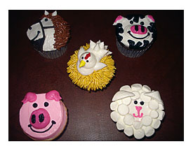 Animal Cupcakes From Beaucoup Cupcakes