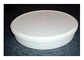 Tupperware Vintage White 12 Inch Round Cupcake Pie By Egandmg
