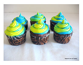 And The Exact Same Cupcakes. With Some Fancy Cupcake Wrappers