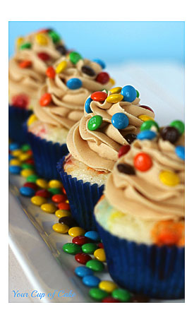 Cupcakes With Peanut Butter Frosting Your Cup Of Cake