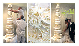 TECHNIQUES HOW TO DECORATE BIG WEDDING CAKES ROYAL ICING PIPING