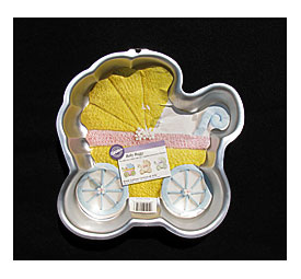 Wilton Baby Buggy Shower Cake Pan With Insert 2005 2105 3319 Retired