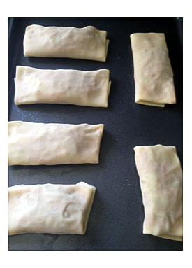 Lightly Spray A Baking Sheet With Canola Oil And Place The Rolls, Seam