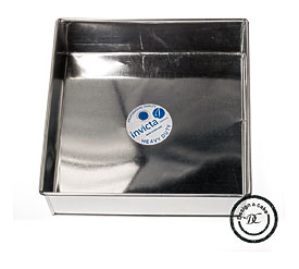 Duty Cake Tin 12 X 4 Deep Invicta Heavy Duty Tin Square 12 04 Deep