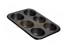 Deep Mould Cup Non Stick Muffin Fairy Cake Baking Tray Tin Yorkshire