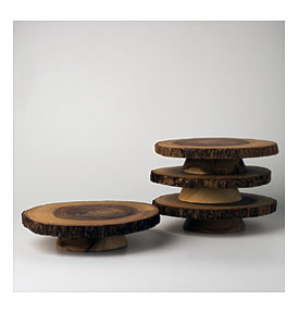 Wedding Rentals Dessert Table Cake Stands Wood Stump Cake Stand
