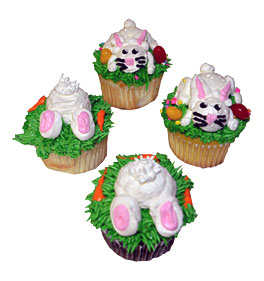 Easter Bunny Cupcakes