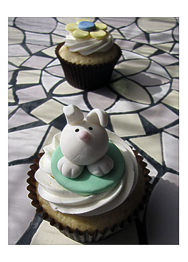 Easter Bunny Cupcake