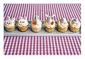 Easter Bunny Cupcakes