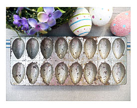 Vintage Chocolate Mold Easter Egg Henry Le Cerf By OneFairfaxRoad