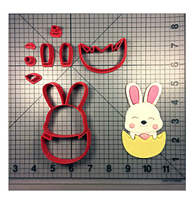 Easter Bunny 102 Cookie Cutter Set