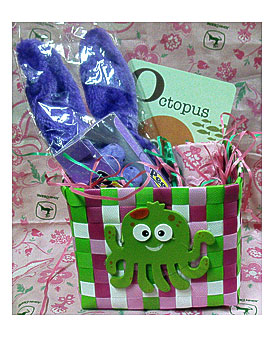 Easter baskets Bunny Ears Crayon Rollup