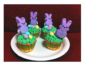 Easter Bunny Cupcakes