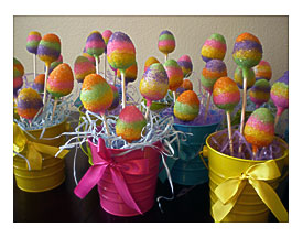 Natalie's Cake Pops EASTER EGG CAKE POPS