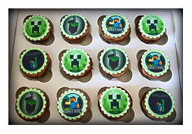 Minecraft Edible Topper Cupcakes Sweet Nothings