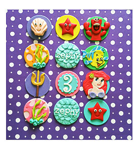Sea Party Cake Pops. On Little Mermaid Cupcake Toppers And Cake Pop