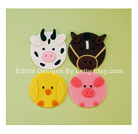 Animals Icing Birthday Ideas Pinterest