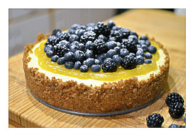 Lowering & Blue Cheesecake