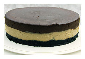 Chocolate–Peanut Butter Cheesecake