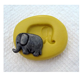 ELEPHANT Mold Without Bail Hole Non toxic Flexible By Moldstuff Etsy