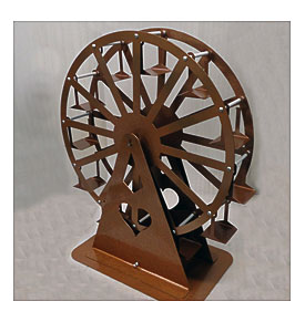 Pin Ferris Wheel Cupcake Holder Novelty Stand Metal Cake On