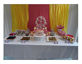 Ferris Wheel Cupcake Holder Was The Centrepiece Of The Whole Table, As