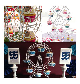 Stylish Wheel Cupcake Server Home Designing