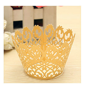 Details About 12Pcs Filigree Pattern Paper Cupcake Cake Wrapper Wrap