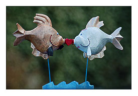 Pics Photos Fish Custom Wedding Cake Topper W Regular Base Perfect