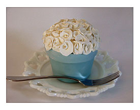 Simple Flower Birthday Cake With Some Butterflies. Flickr