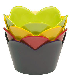 Flower 4 piece Cupcake Holder Set Sweet