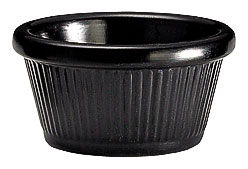 Tablecraft RAM1F 1 Oz Fluted Melamine Ramekin