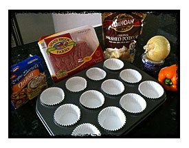 Tin Foil Cupcake Liners Via
