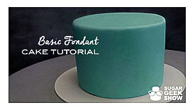 How To Apply Fondant To Cake Tutorial Doovi
