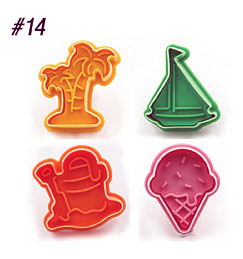 Cookie Cutters Fondant Cake Decor Tools Cartoon Style Xmas Multiple