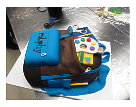 Fondant School Supplies Byrdie Girl Custom Cakes