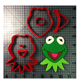 Muppets Kermit Frog Cookie Cutter Set
