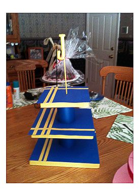 Cupcake Stand For Graduation Party DIY Pinterest