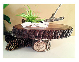 TREASURY ITEM 11 Rustic Wedding Cake Stand Wood By JTLCREATIONS