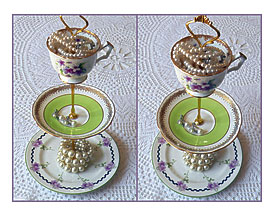 green_purple_violet_jewlery_holder_stand_betray_floral_vintage_china_tea_tray_cake_plate
