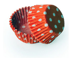Orange Polka Dot Cupcake Liners Pink Polka Dots Cupcake Liners