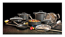 Emeril Hard Anodized Nonstick Scratch Resistant 12 Piece Cookware Set