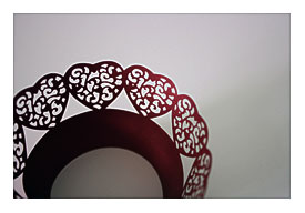 Pink And Red Heart Cupcake Wrapper For Weddings By PartylikeaPatel