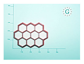 Hexagon 10 Count Cutter The Gingerbread Cutter Company