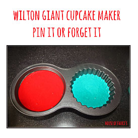 Giant Cupcake Maker. 25 Times Bigger Than Nomal Cupcakes. Single Large