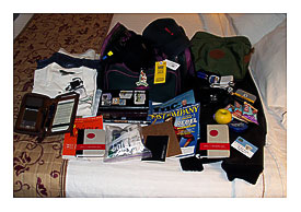 What's indeed in my carry on bag? With Flickr notes!