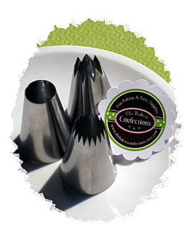 Jumbo Frosting Tips Set Of 3 Open Star By Thebakersconfections