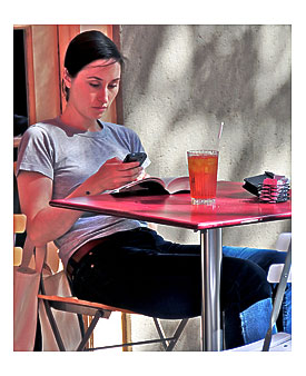 Iced tea at Georgia's, account 2